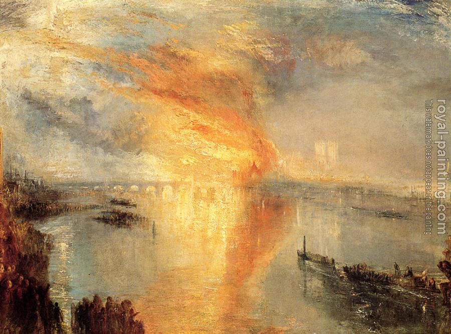 Joseph Mallord William Turner : The Burning of the Houses of Parliament II